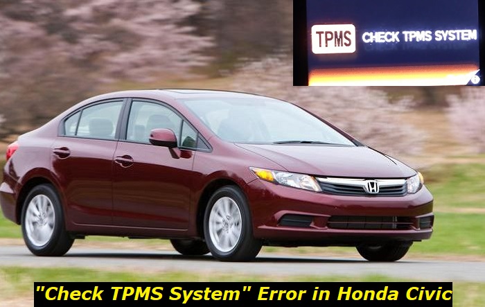 check tpms system error honda civic